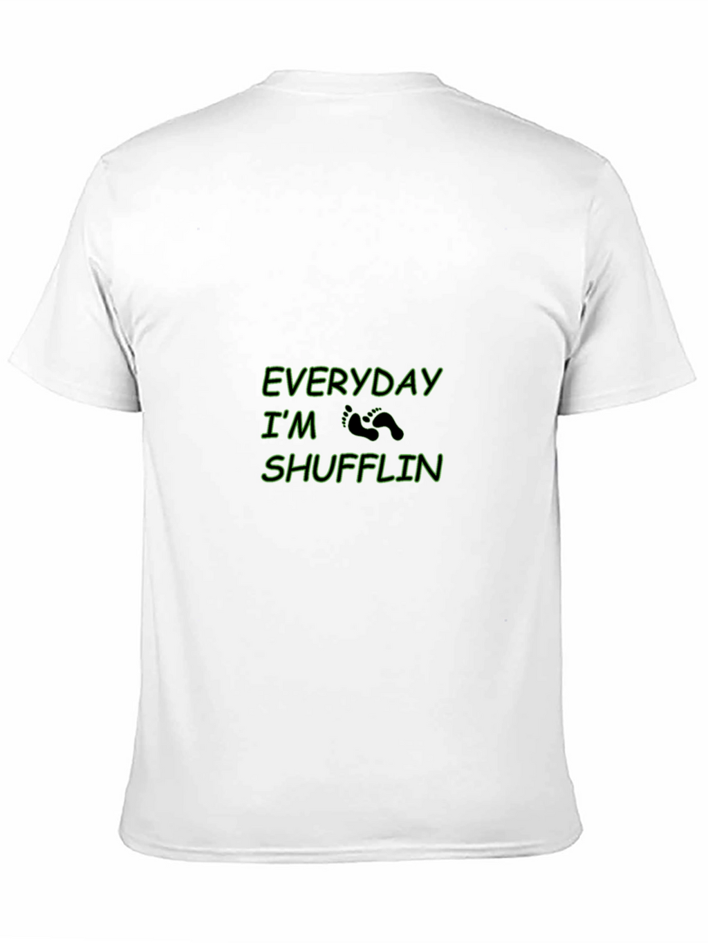 Everyday Im Shufflin Black Crewneck T-Shirt