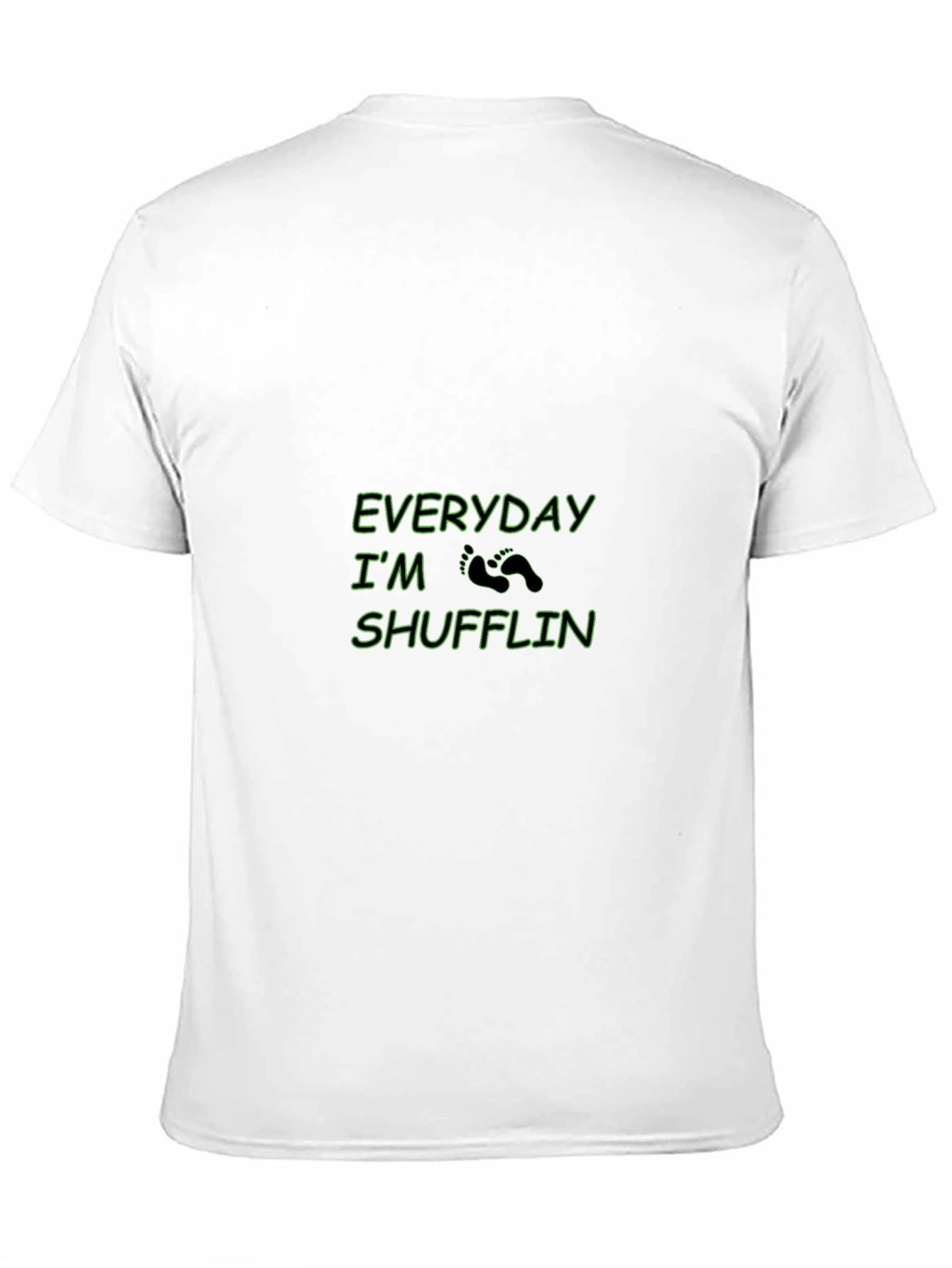 Everyday Im Shufflin Black Crewneck T-Shirt