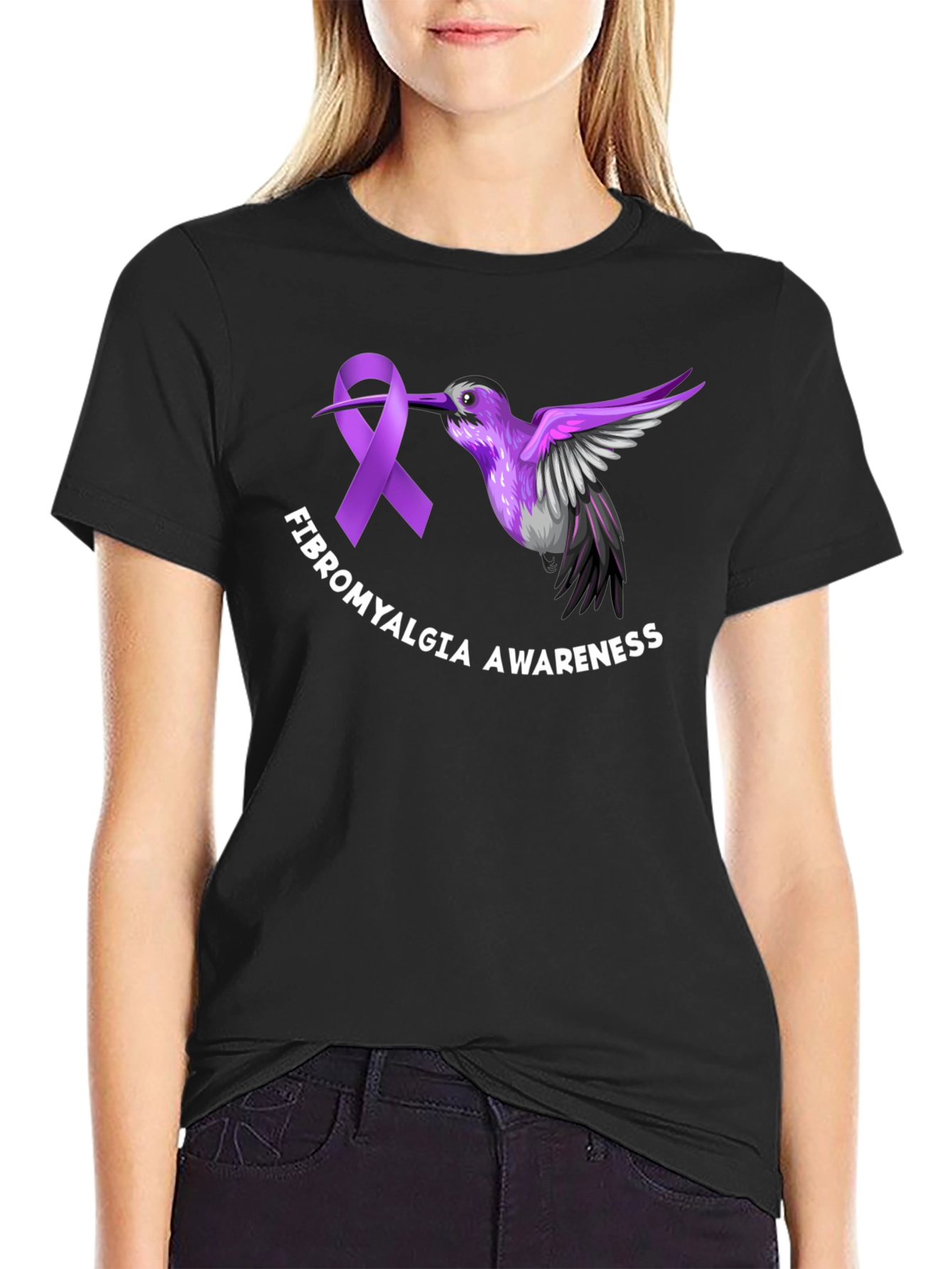 Fibromyalgia Awareness Ribbon T-Shirt