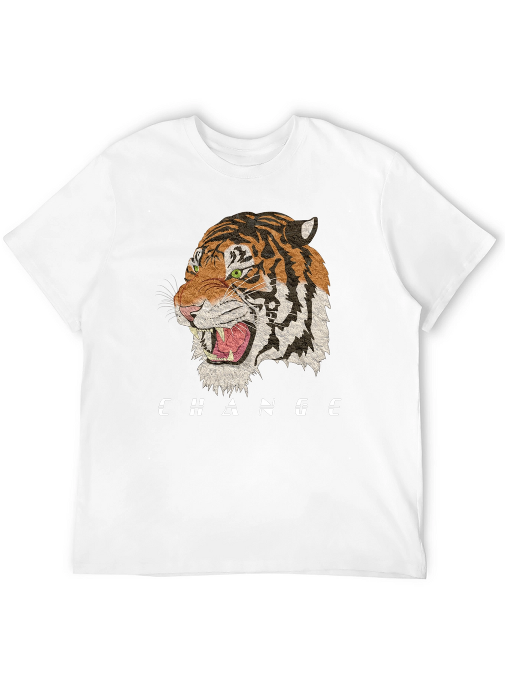 Change Tiger Graphic Black T-Shirt