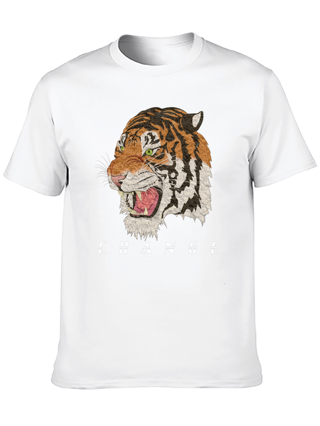 Change Tiger Graphic Black T-Shirt
