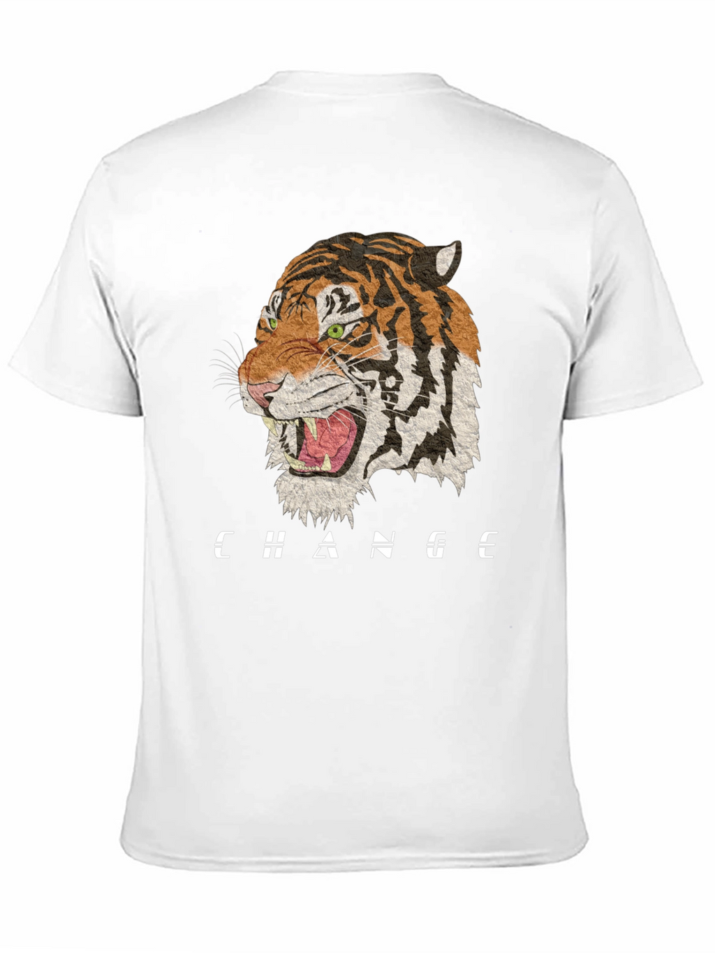 Change Tiger Graphic Black T-Shirt