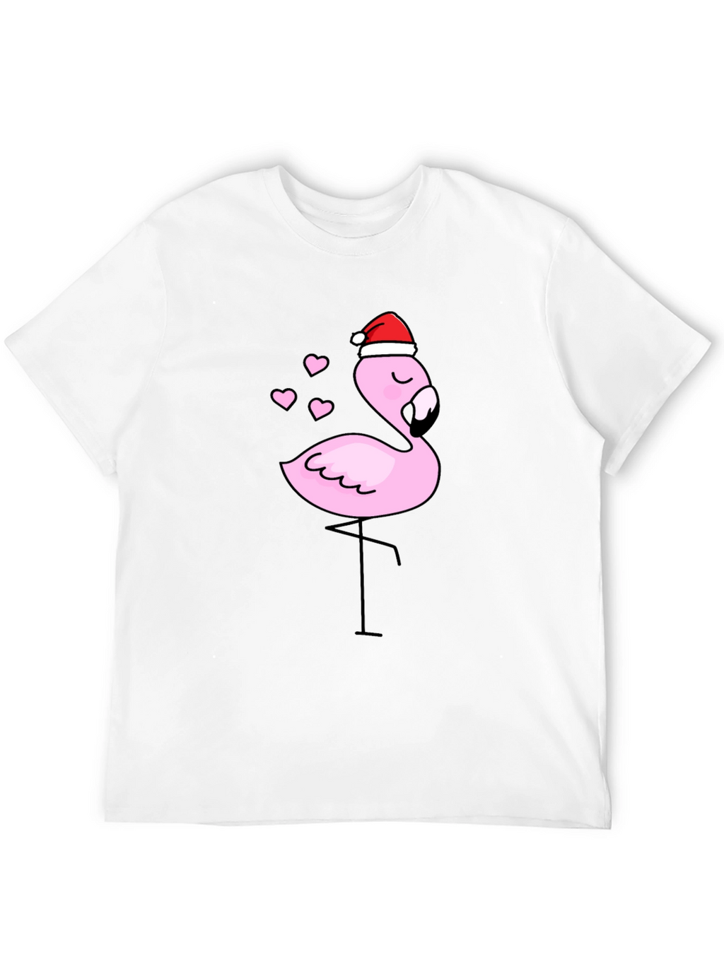 Festive Flamingo Graphic Tee