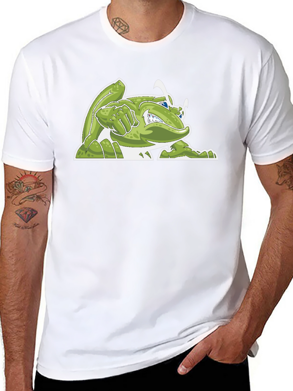 Cool Frog Cartoon Graphic Tee