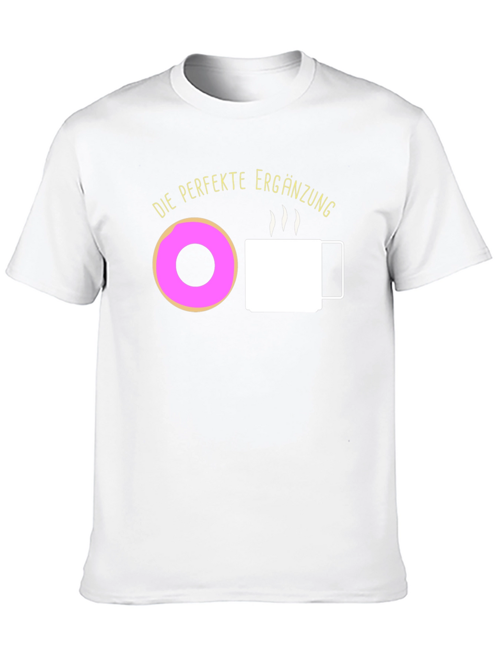 Perfect Donut & Coffee Black T-Shirt
