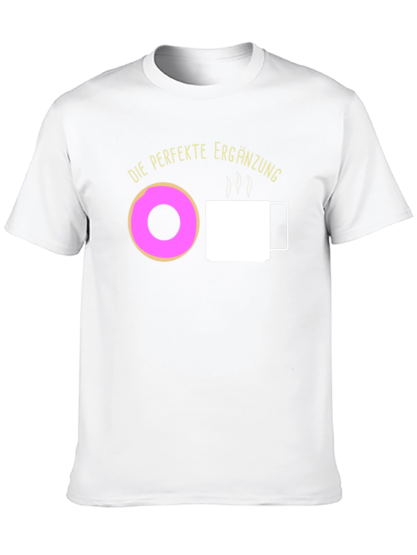 Perfect Donut & Coffee Black T-Shirt