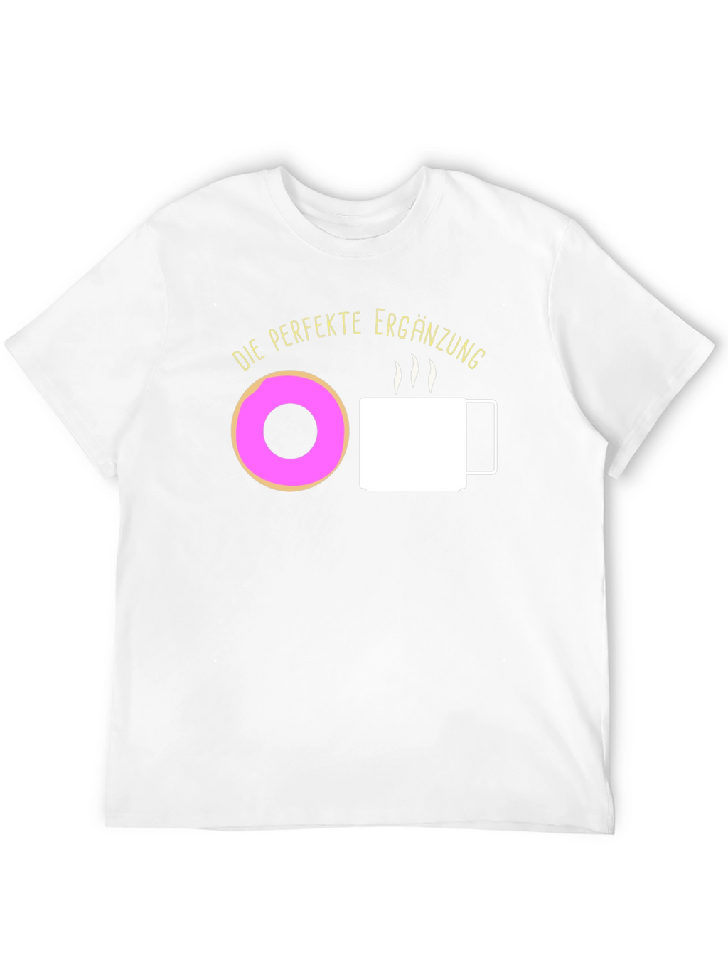 Perfect Donut & Coffee Black T-Shirt