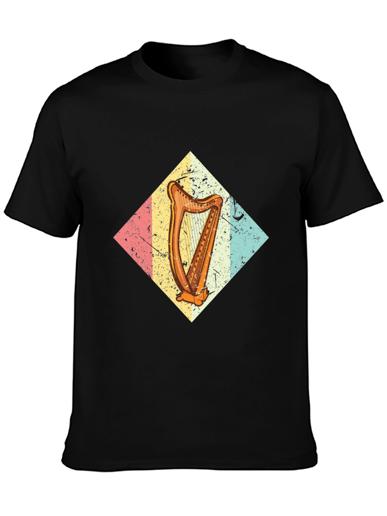 Vintage Harp Graphic T-Shirt