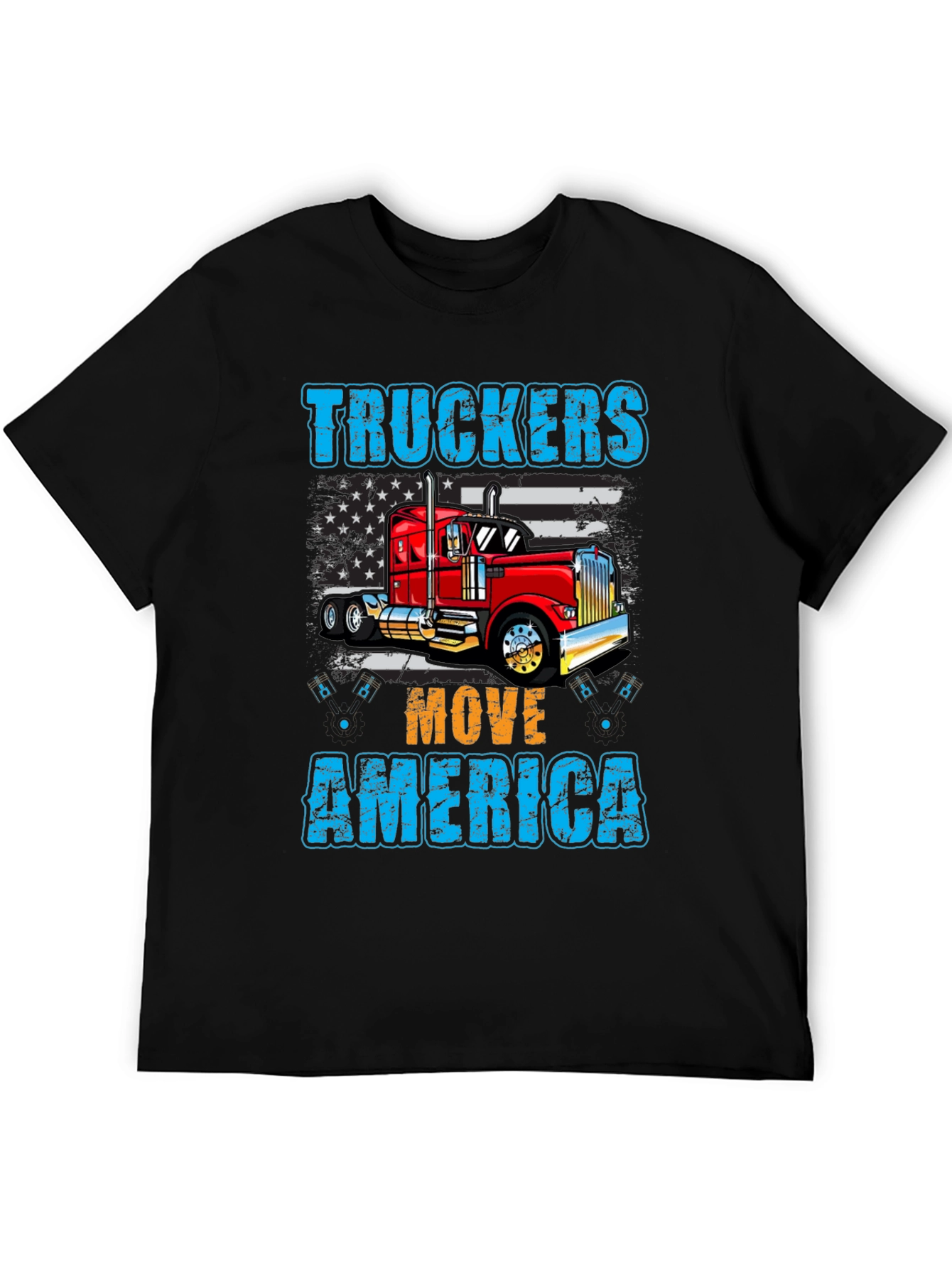 Truckers Move America Graphic T-Shirt