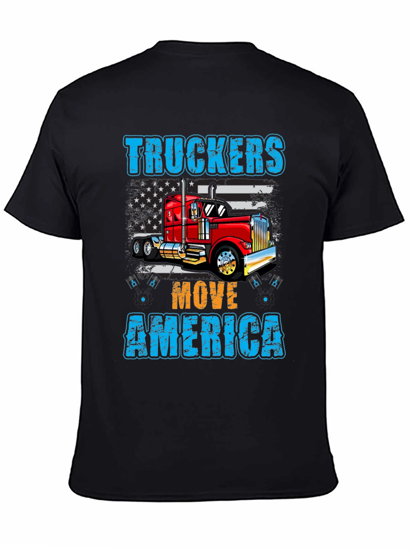 Truckers Move America Graphic T-Shirt