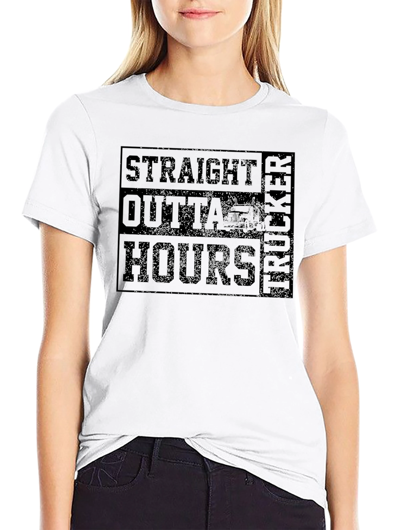 Straight Outta Nursing T-Shirt - Black