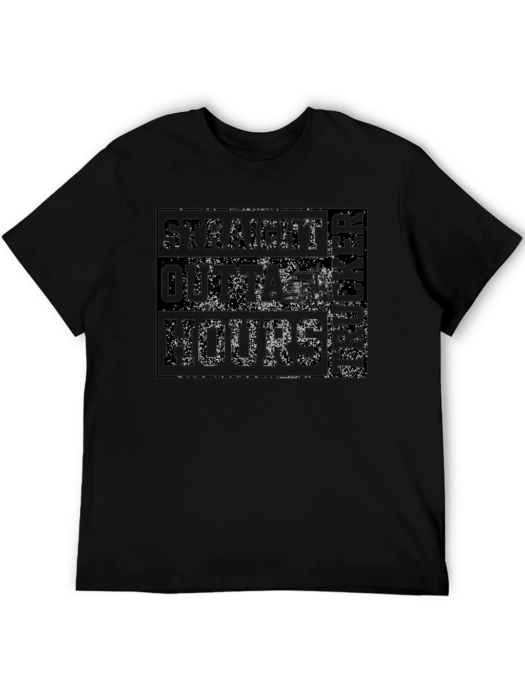 Straight Outta Nursing T-Shirt - Black