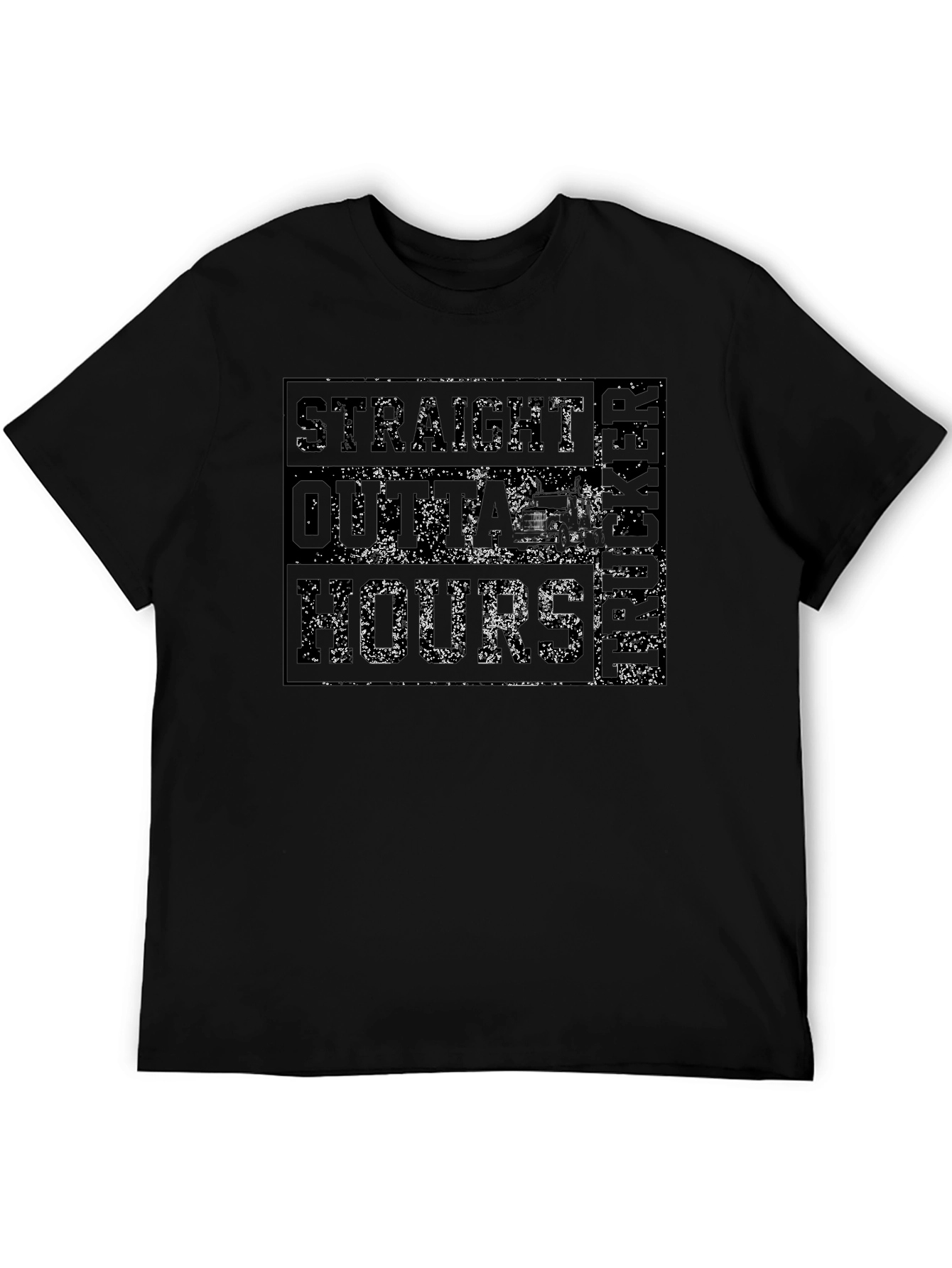 Straight Outta Nursing T-Shirt - Black