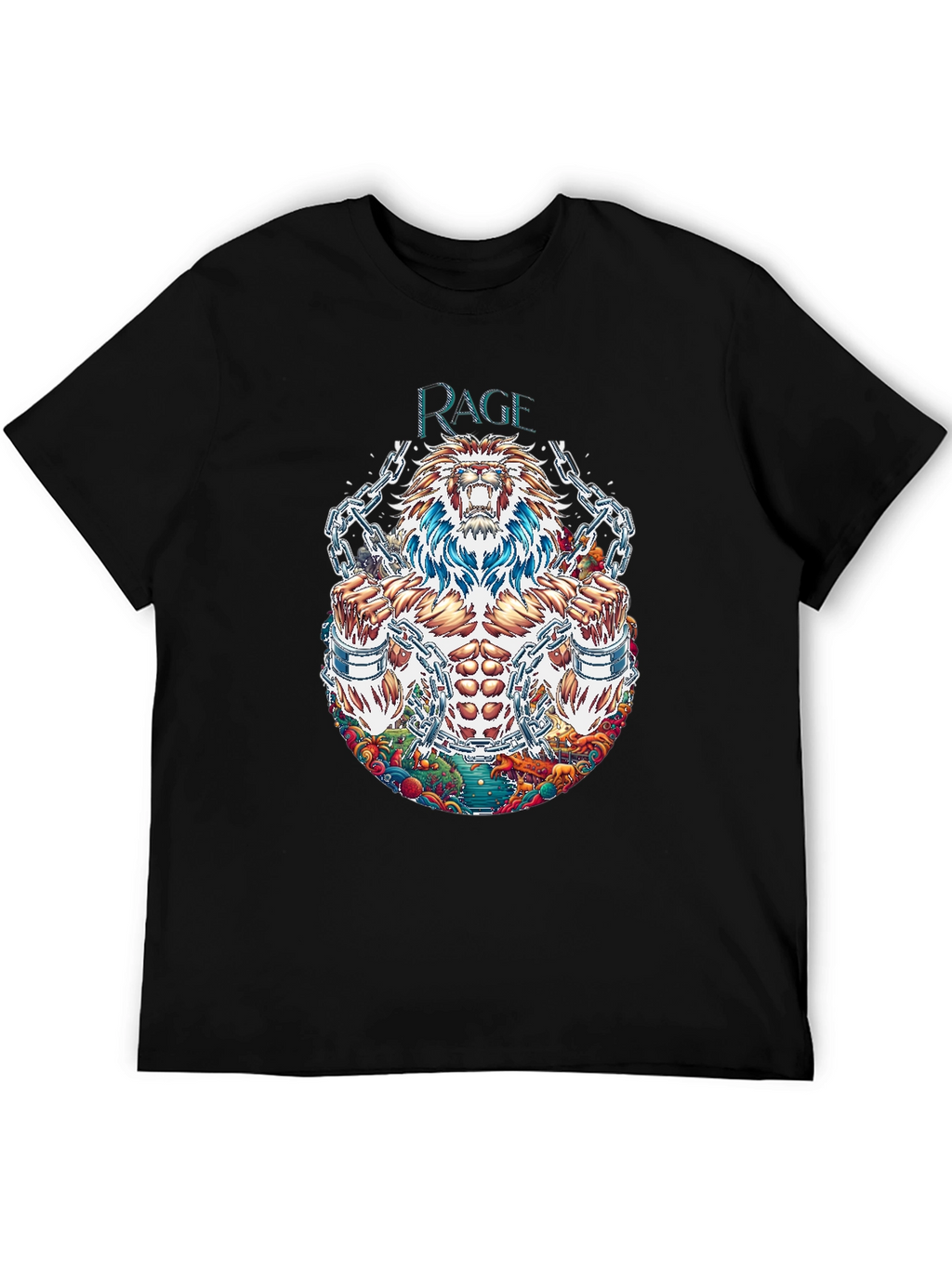 Rage Unleashed Graphic Tee - Black
