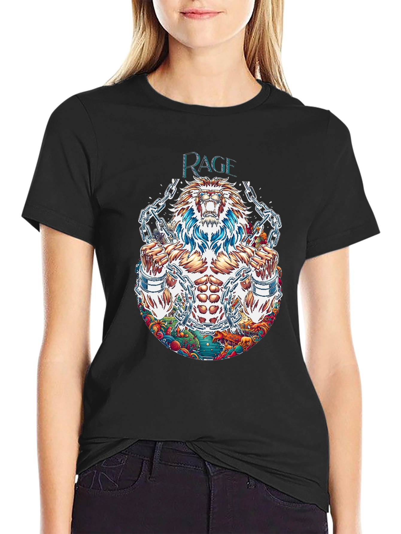 Rage Unleashed Graphic Tee - Black