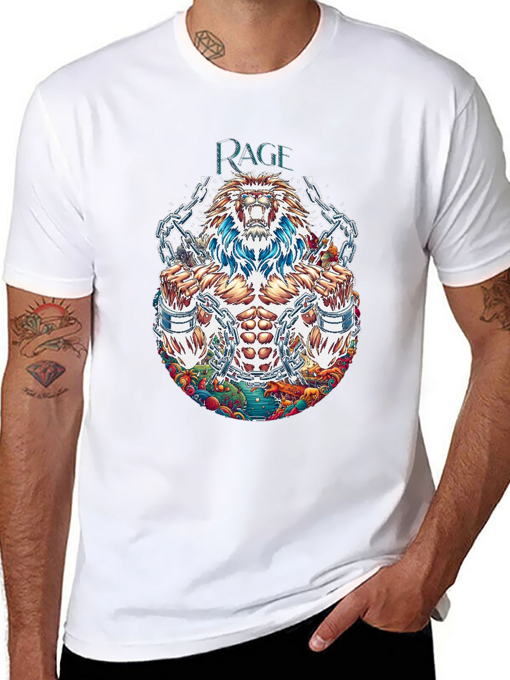 Rage Unleashed Graphic Tee - Black