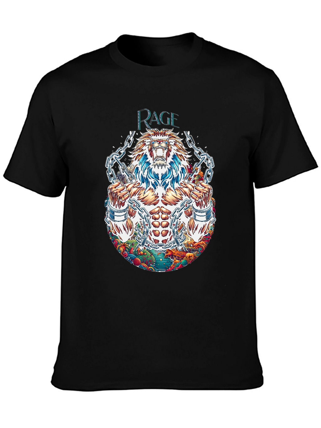 Rage Unleashed Graphic Tee - Black