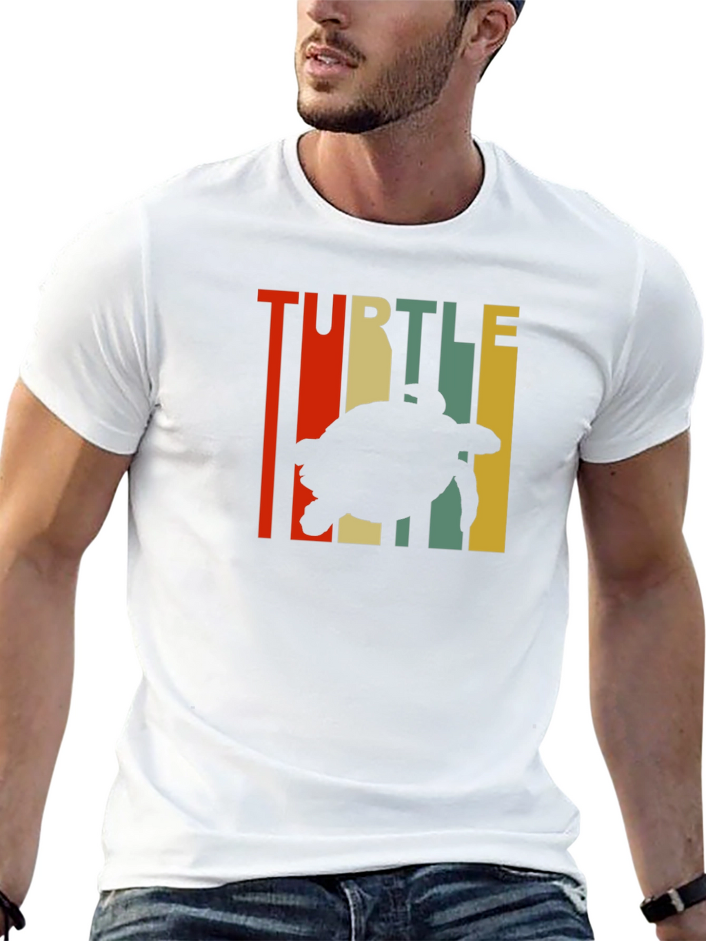 Retro Turtle Silhouette T-Shirt