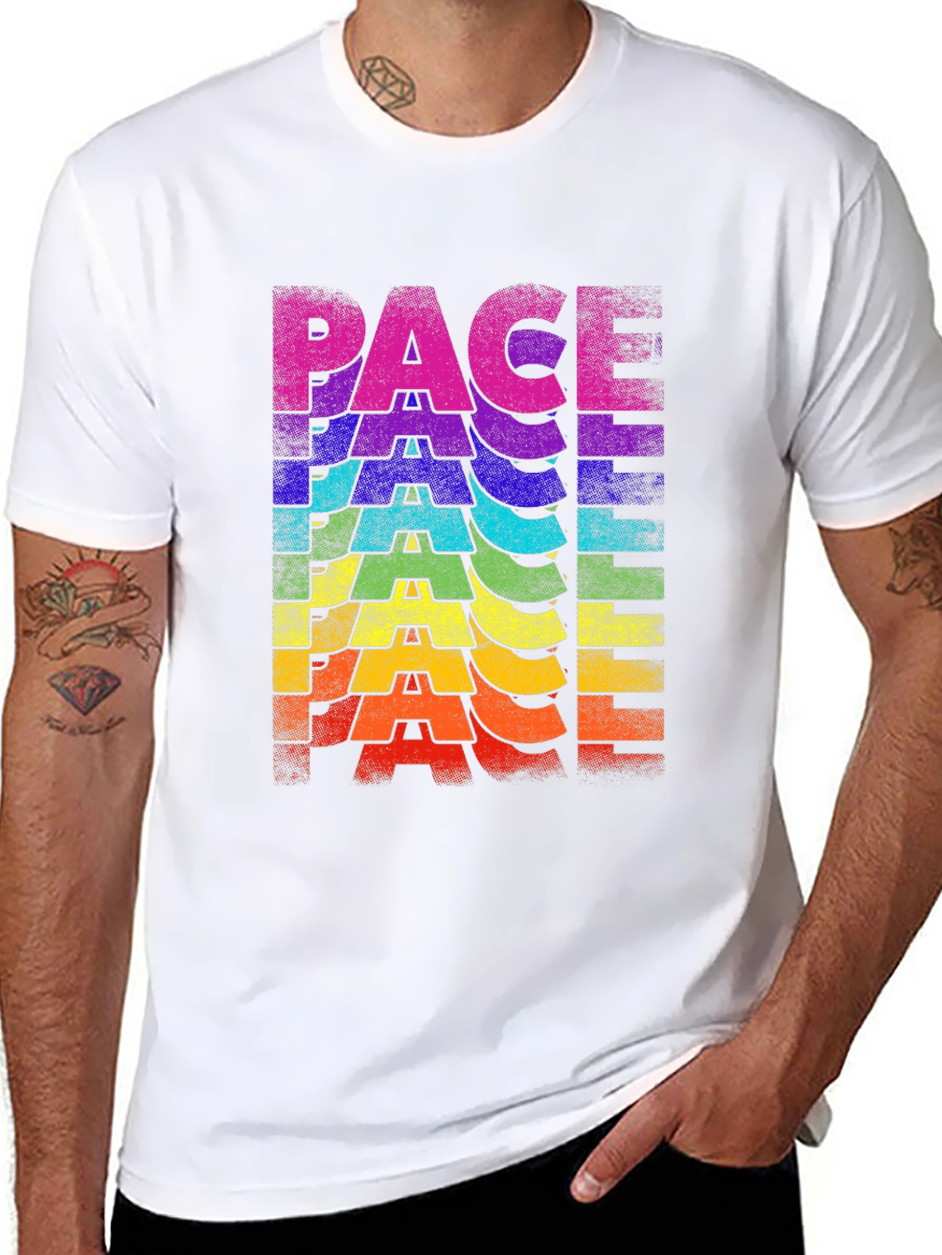 Rainbow PACE Graphic Tee