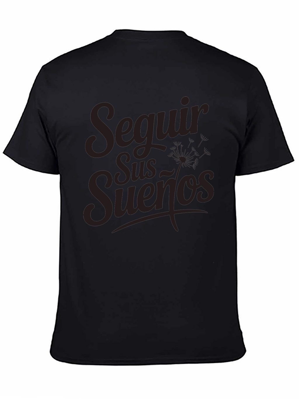 Seguir Sus Suenos Black Graphic T-Shirt