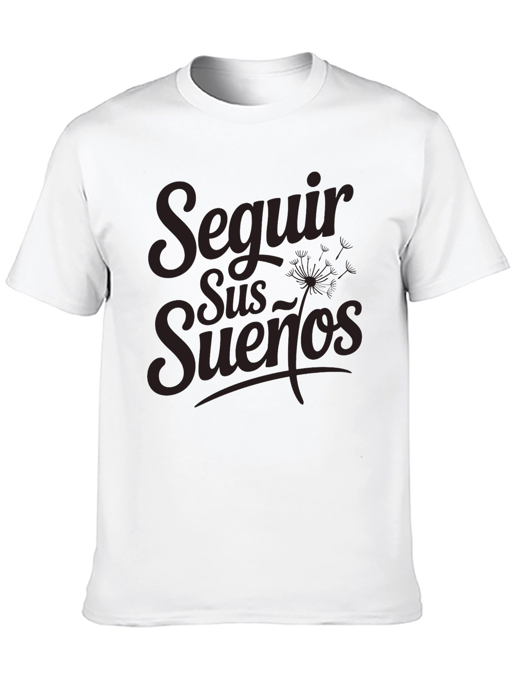 Seguir Sus Suenos Black Graphic T-Shirt