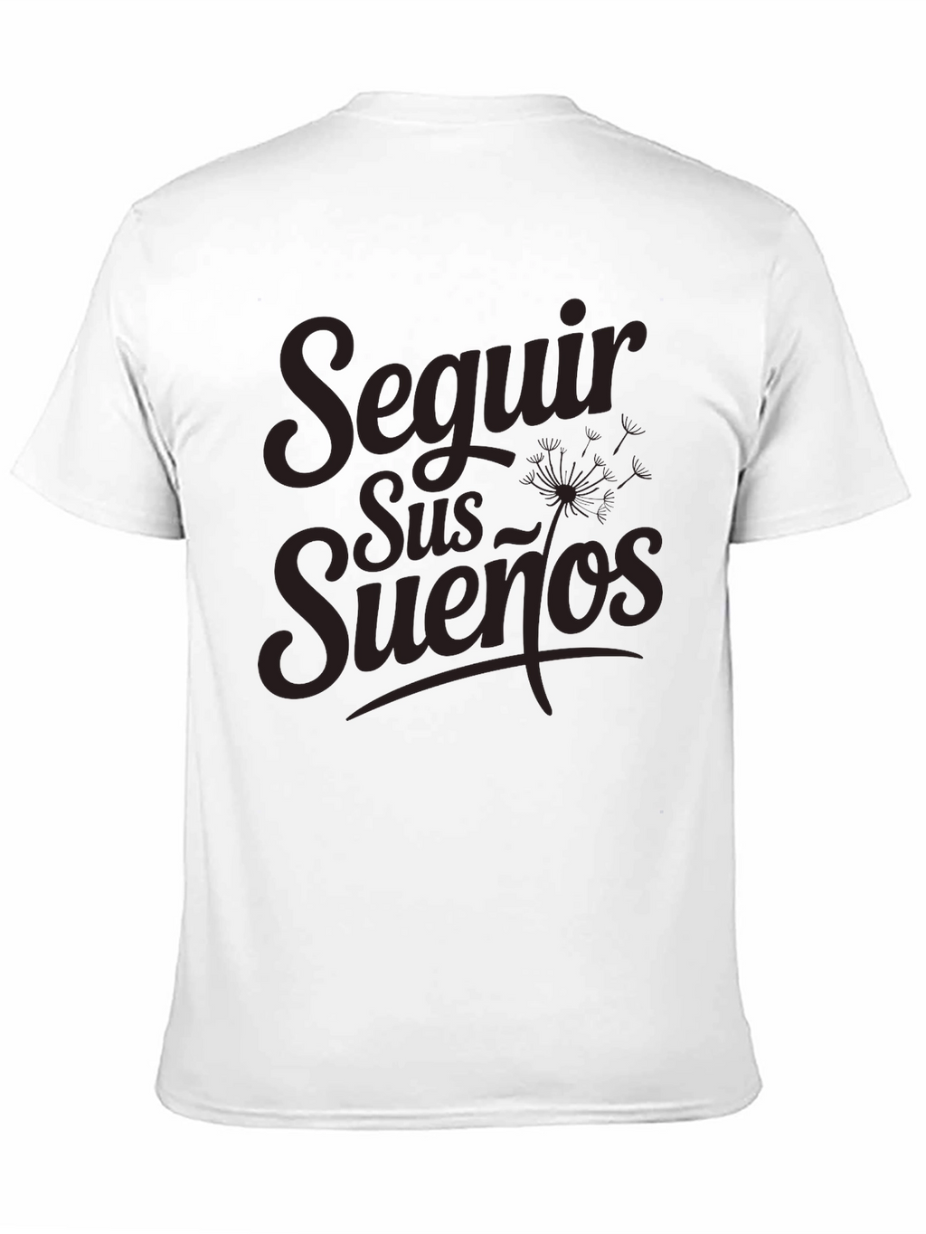 Seguir Sus Suenos Black Graphic T-Shirt