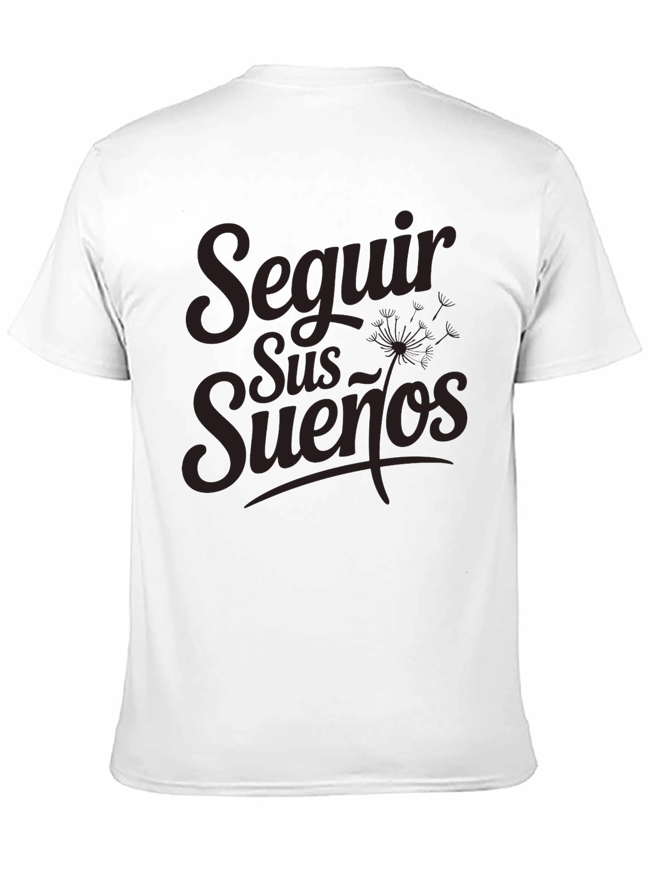 Seguir Sus Suenos Black Graphic T-Shirt