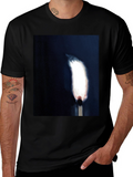 Burning Match Graphic Tee - Unisex Black T-Shirt