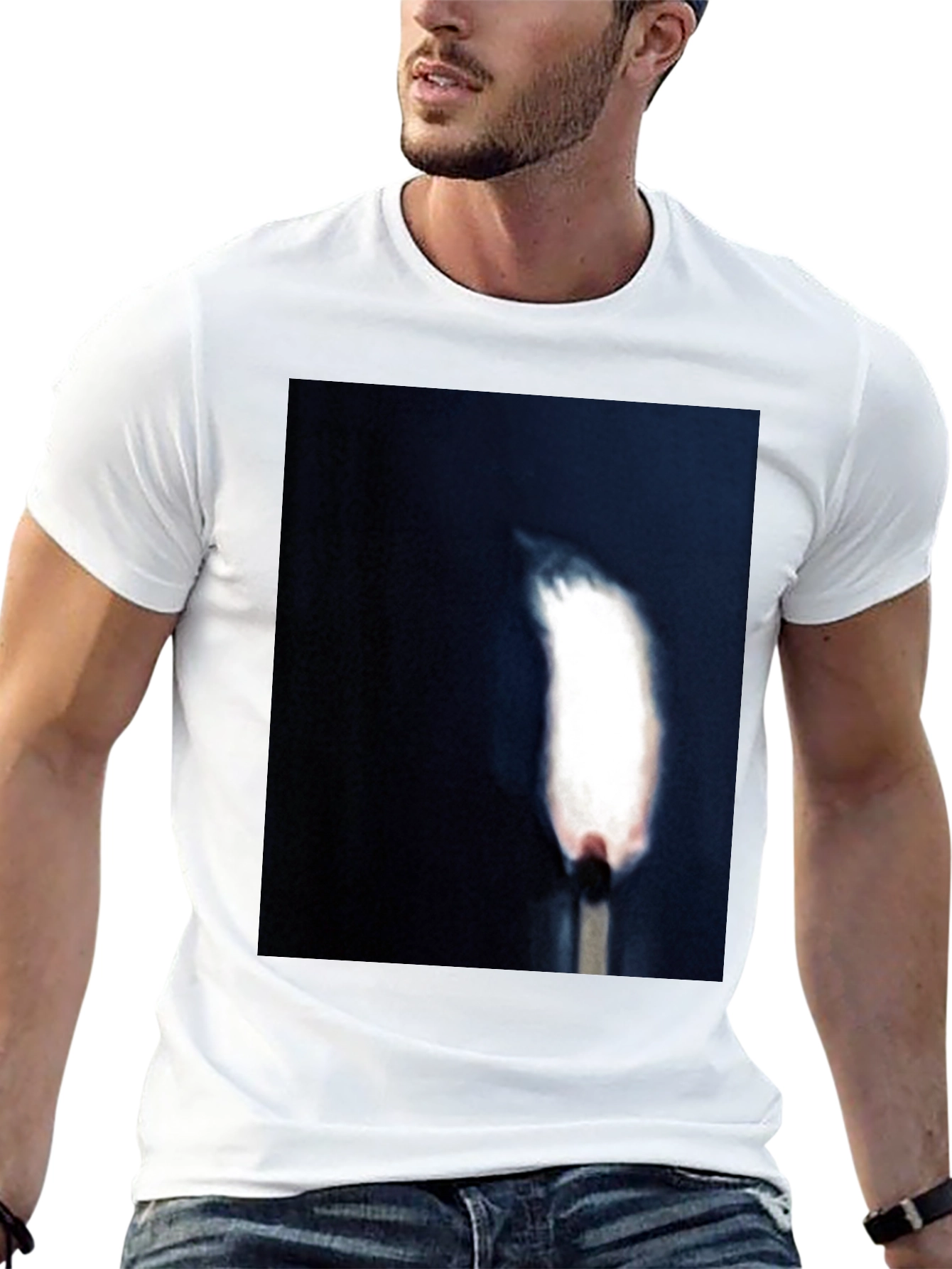 Burning Match Graphic Tee - Unisex Black T-Shirt
