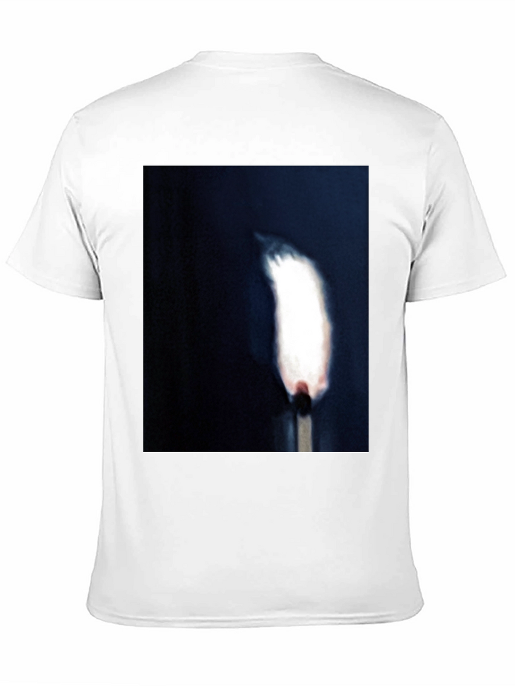 Burning Match Graphic Tee - Unisex Black T-Shirt