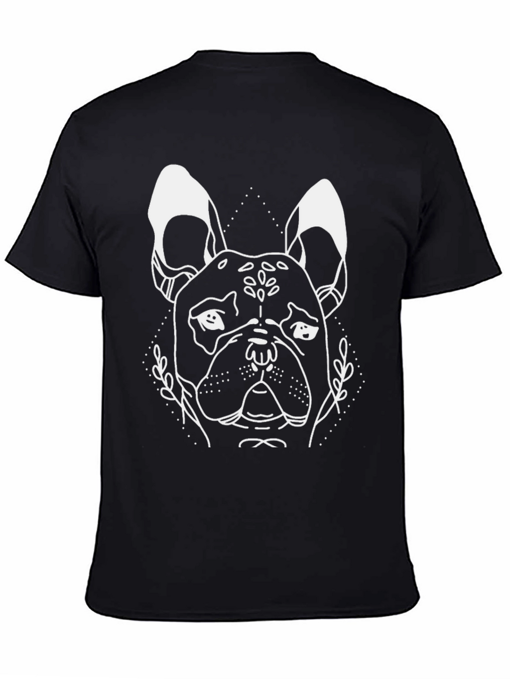 Dog Graphic Tee - Stylish Mens Black T-Shirt