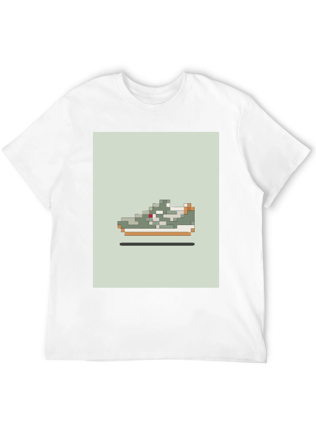 Pixel Sneaker Graphic Tee - Unique Design