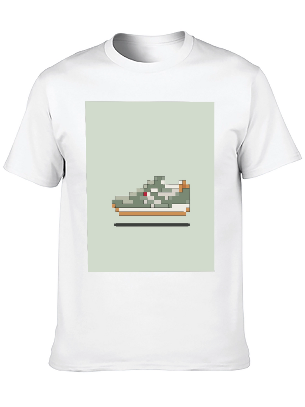 Pixel Sneaker Graphic Tee - Unique Design
