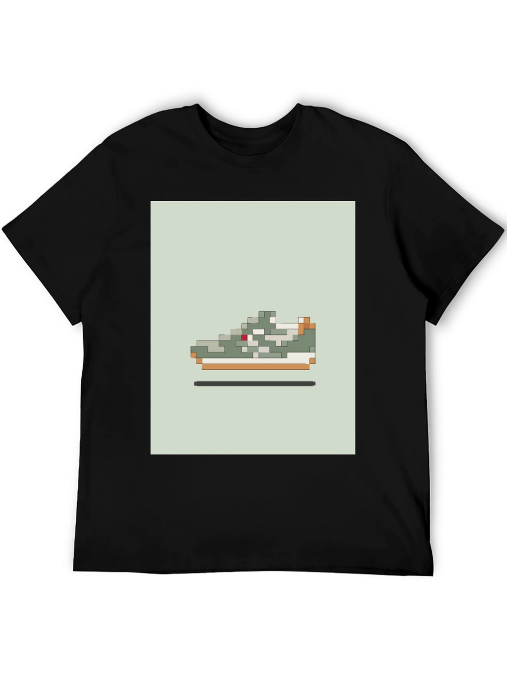Pixel Sneaker Graphic Tee - Unique Design