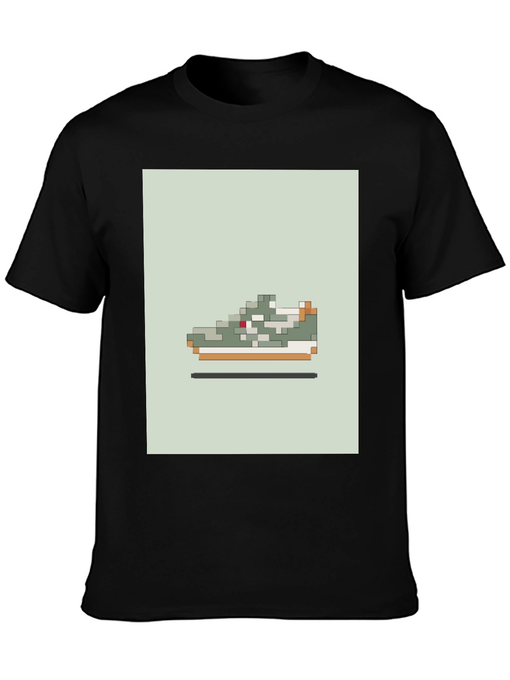 Pixel Sneaker Graphic Tee - Unique Design