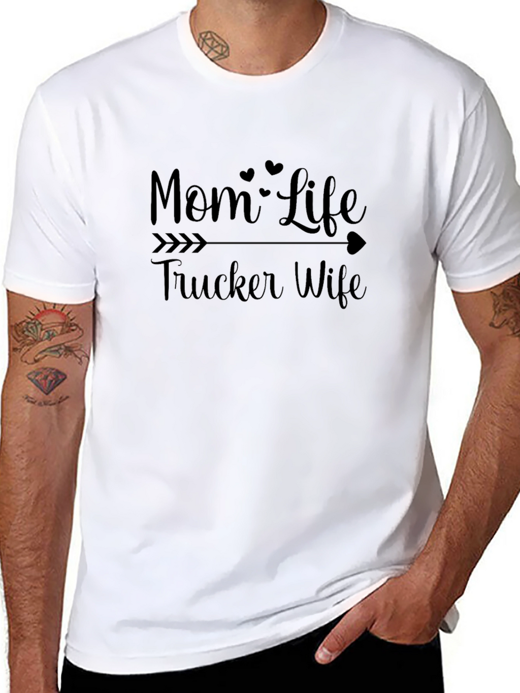 Mom Life Trucker Wife Graphic Tee