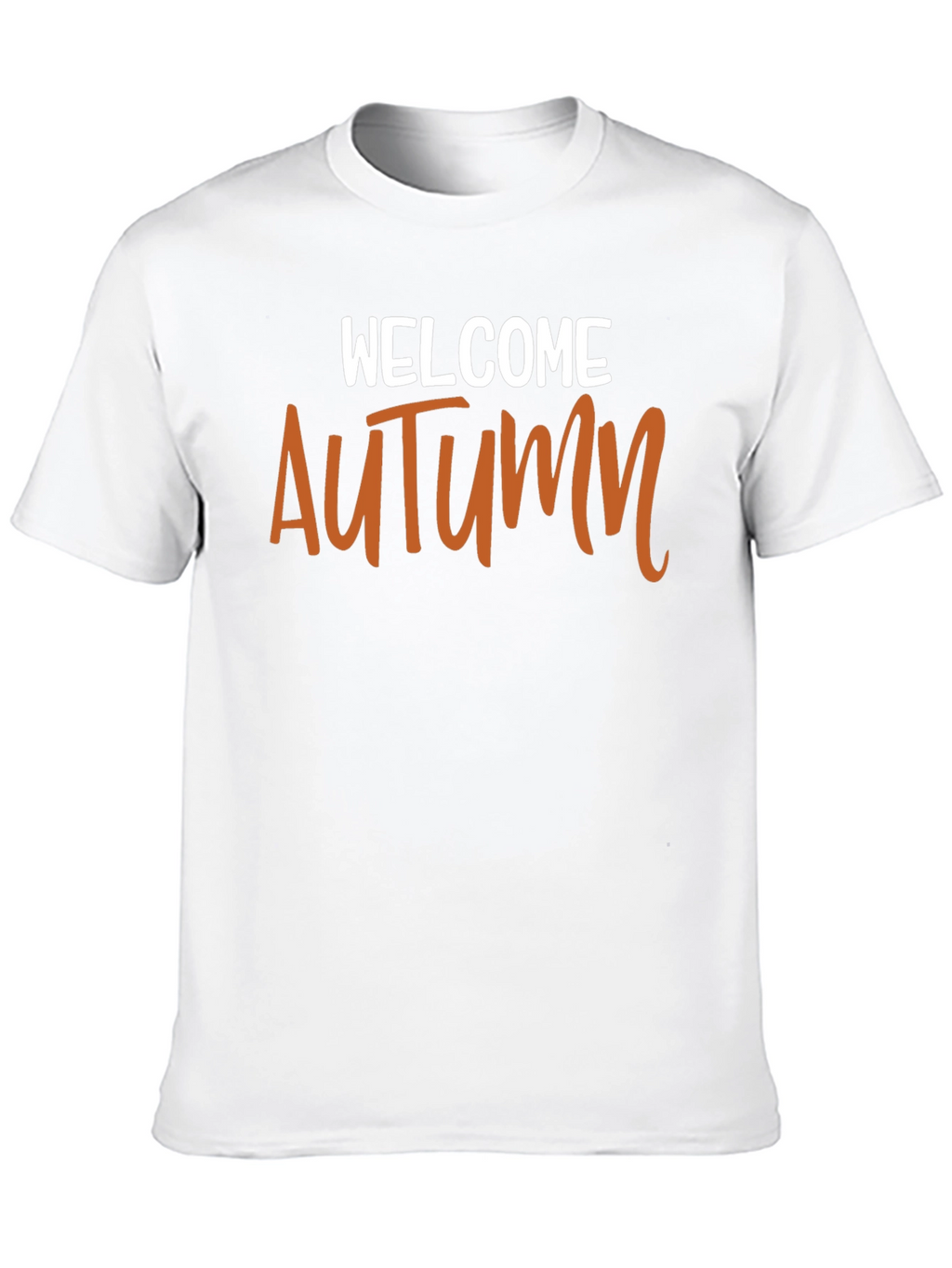 Welcome Autumn Graphic Tee - Black Casual Top