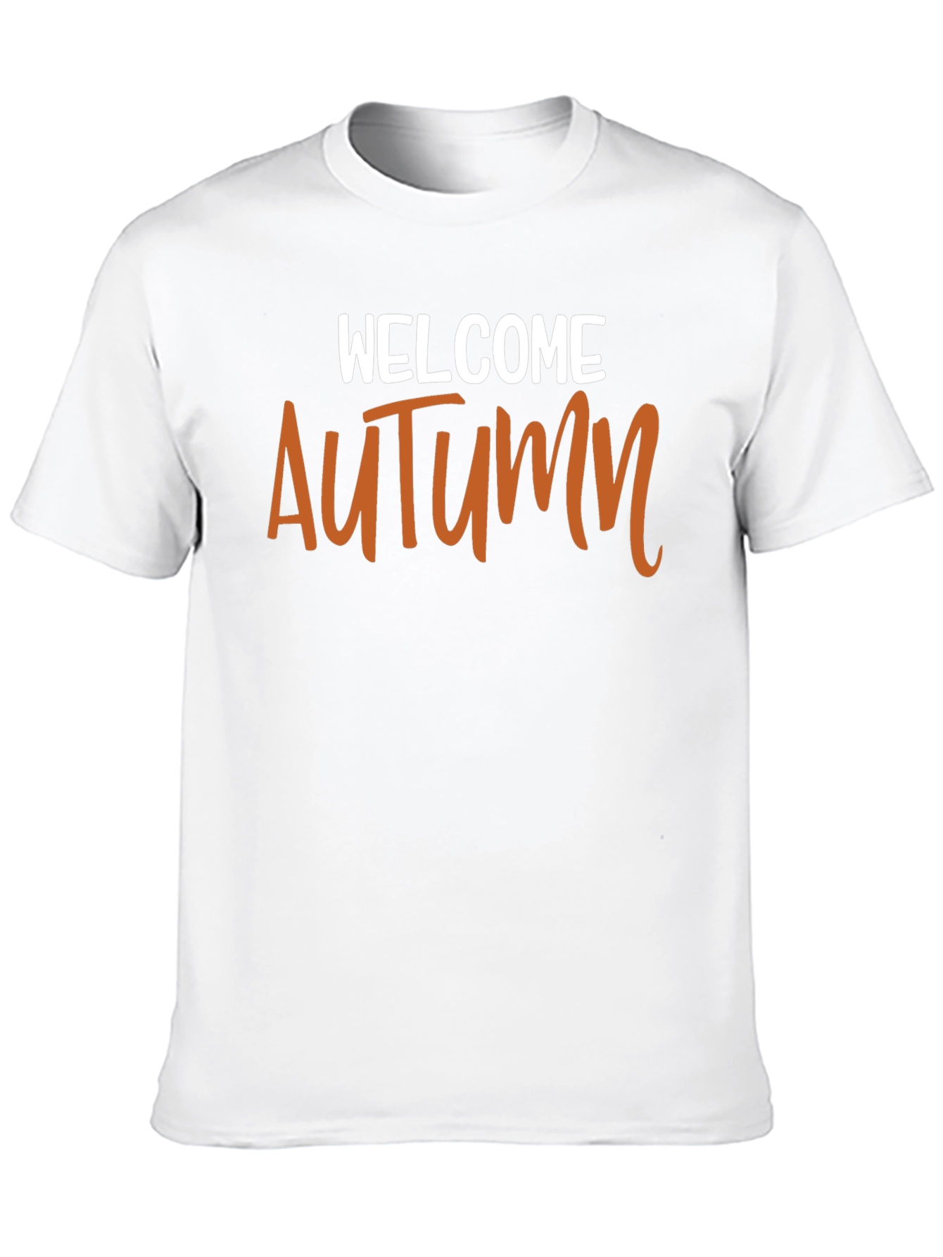 Welcome Autumn Graphic Tee - Black Casual Top