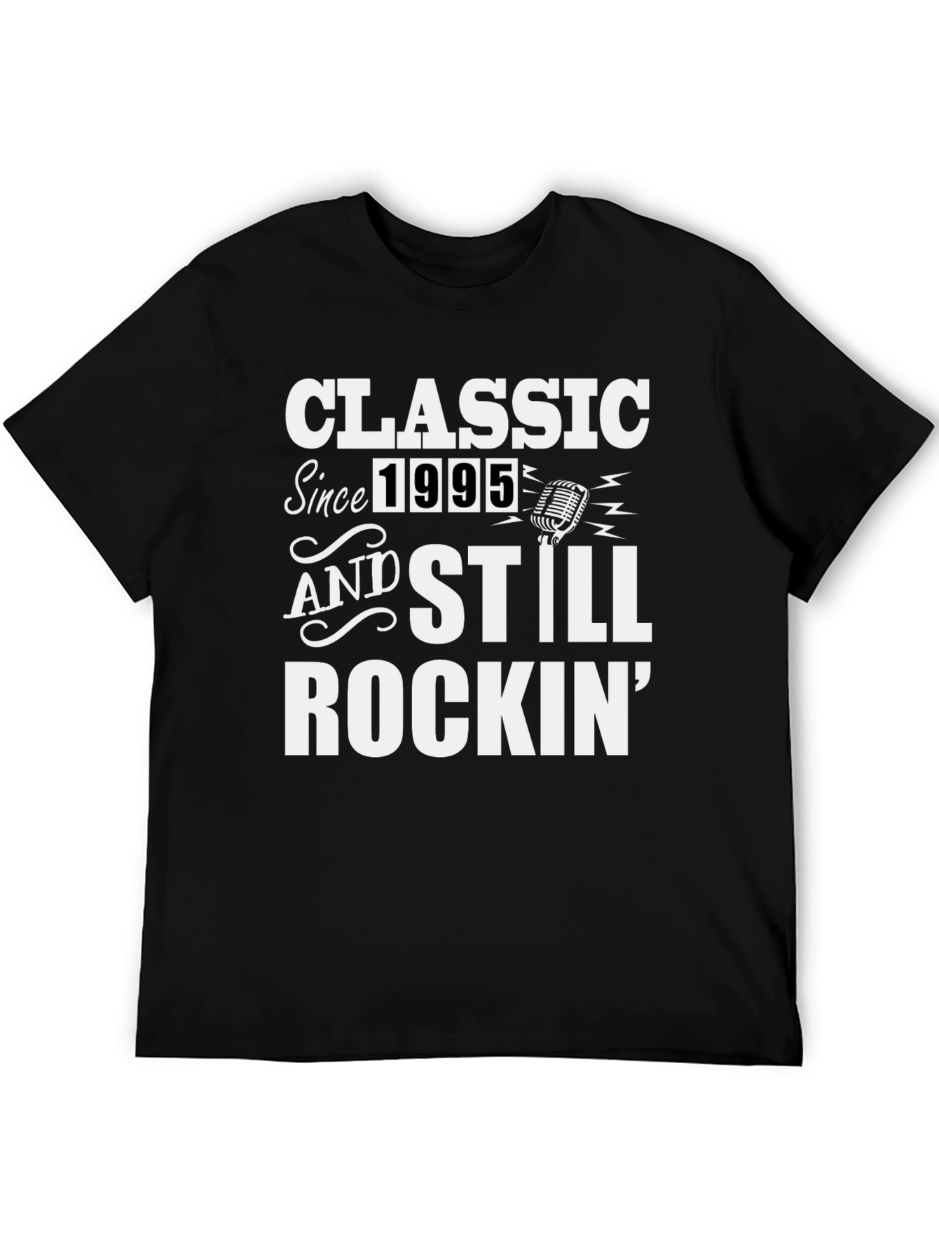 Classic Since 1995 Rockin Black T-Shirt