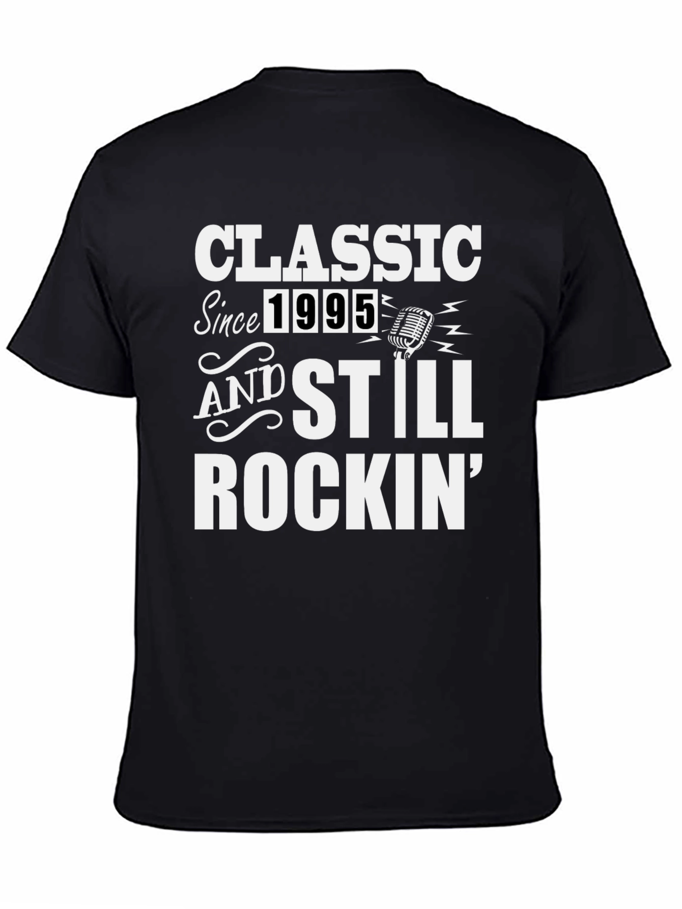 Classic Since 1995 Rockin Black T-Shirt