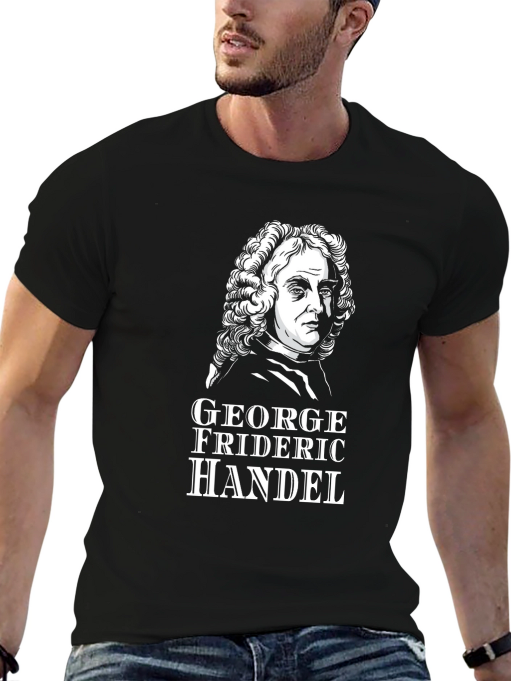 George Frideric Handel Graphic T-Shirt