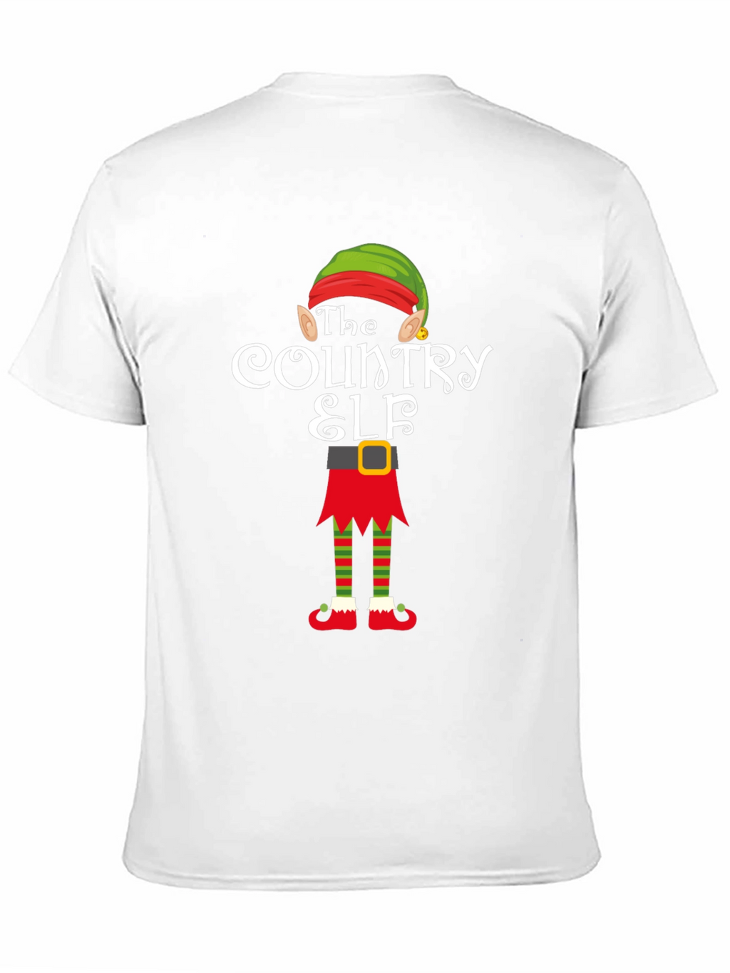 Country Elf Holiday Tee - Festive Christmas Apparel