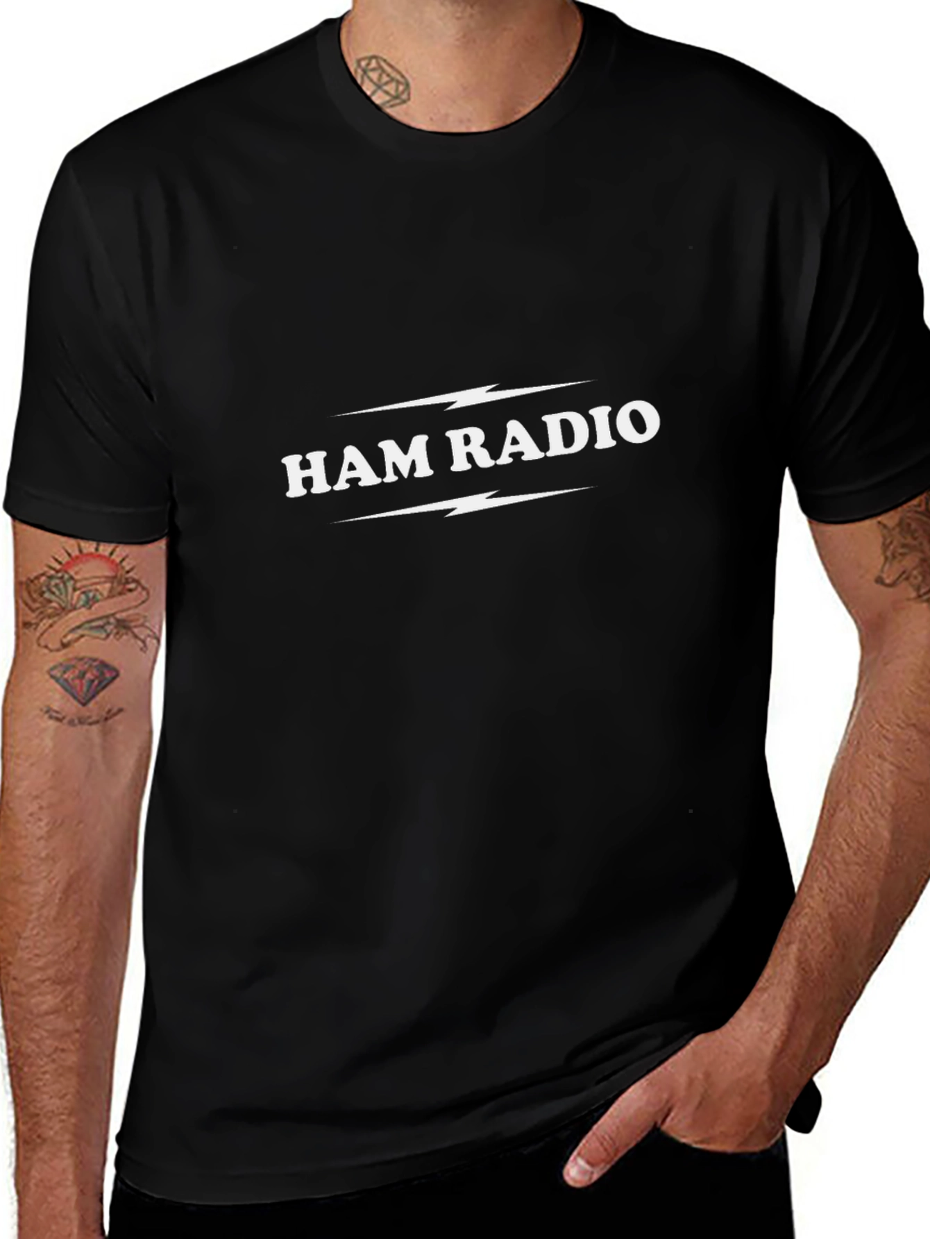 Ham Radio T-Shirt - Black - Great Gift for Operators