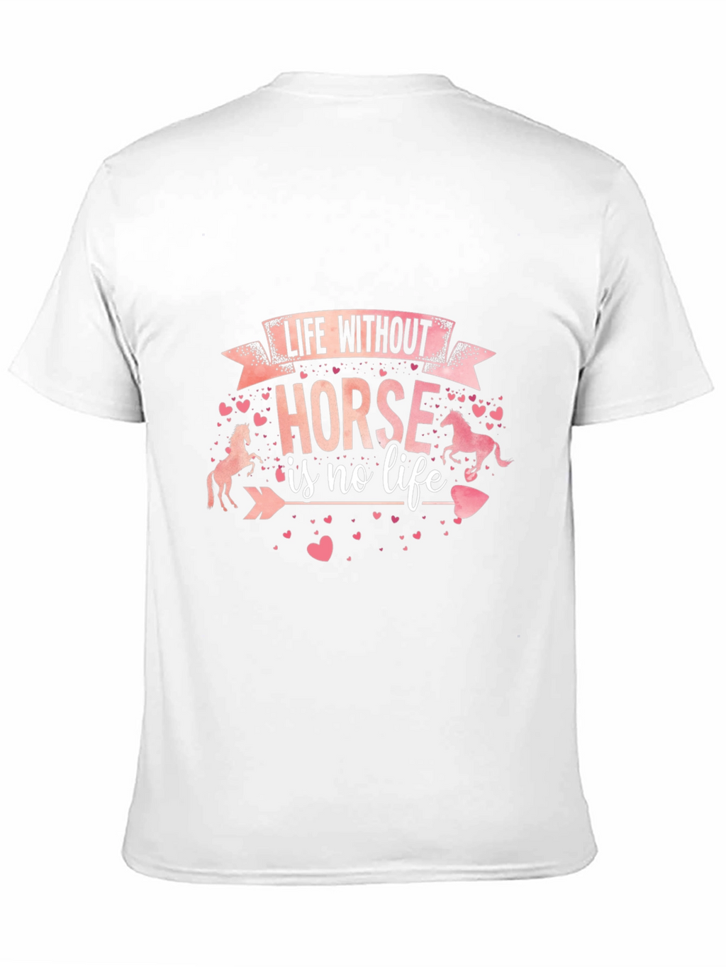 Life Without Horse Tee - Equestrian Lover Shirt