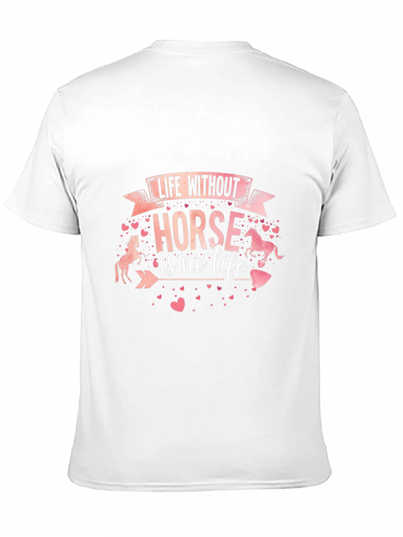 Life Without Horse Tee - Equestrian Lover Shirt