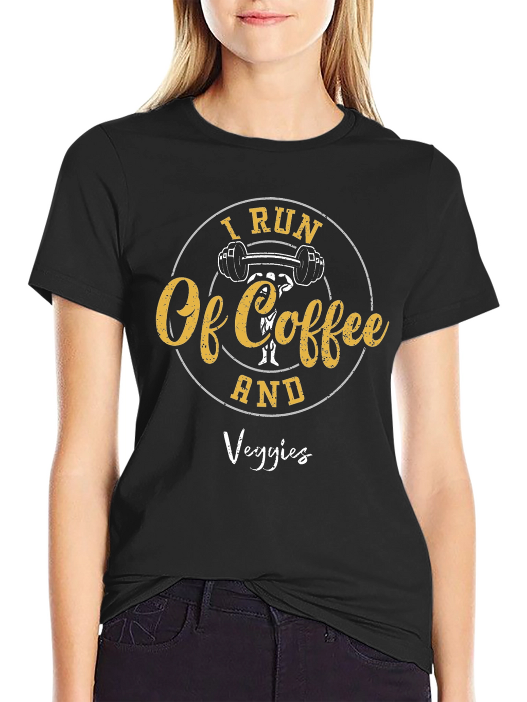 I Run On Coffee and Veggies T-Shirt