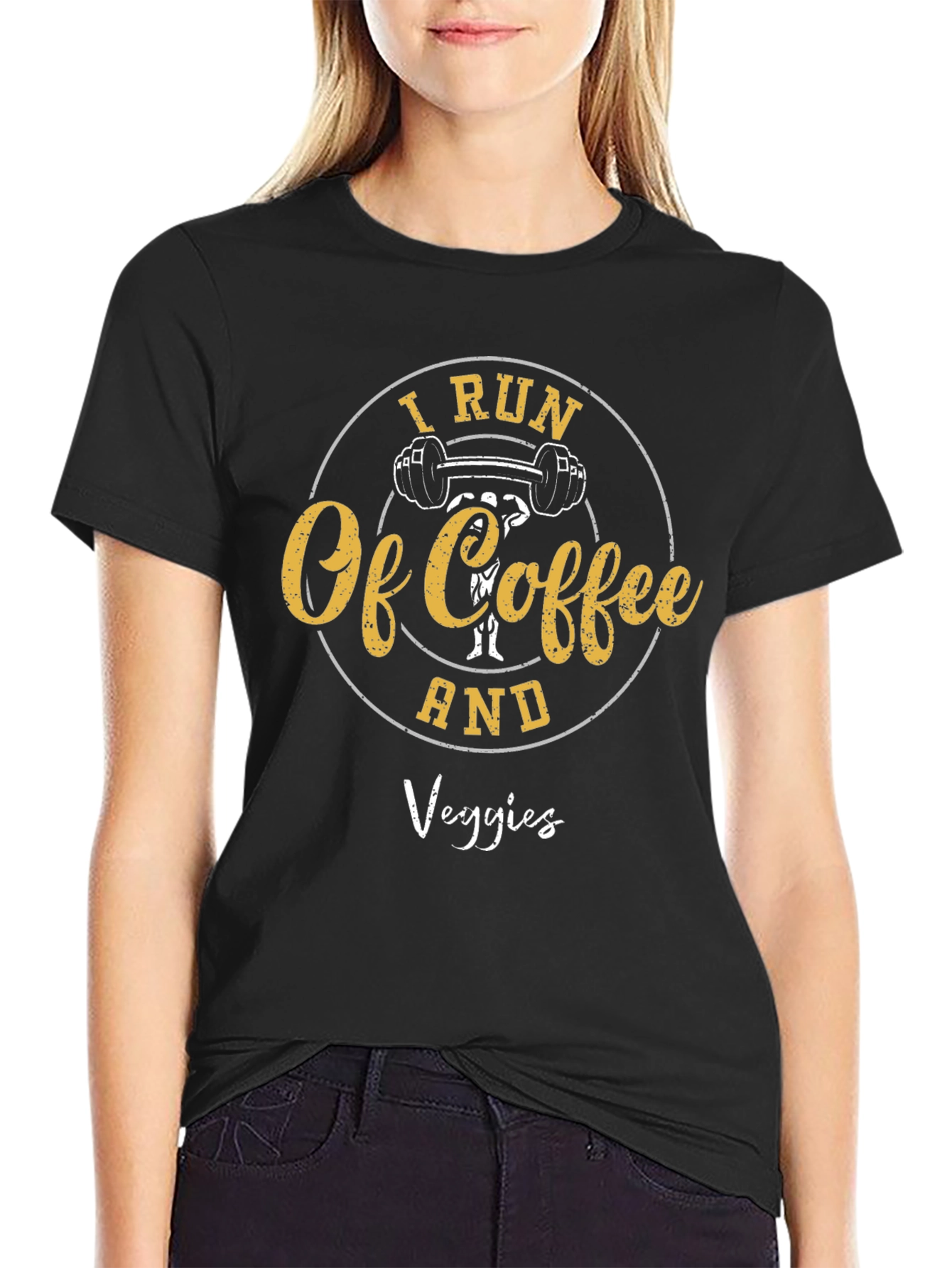 I Run On Coffee and Veggies T-Shirt