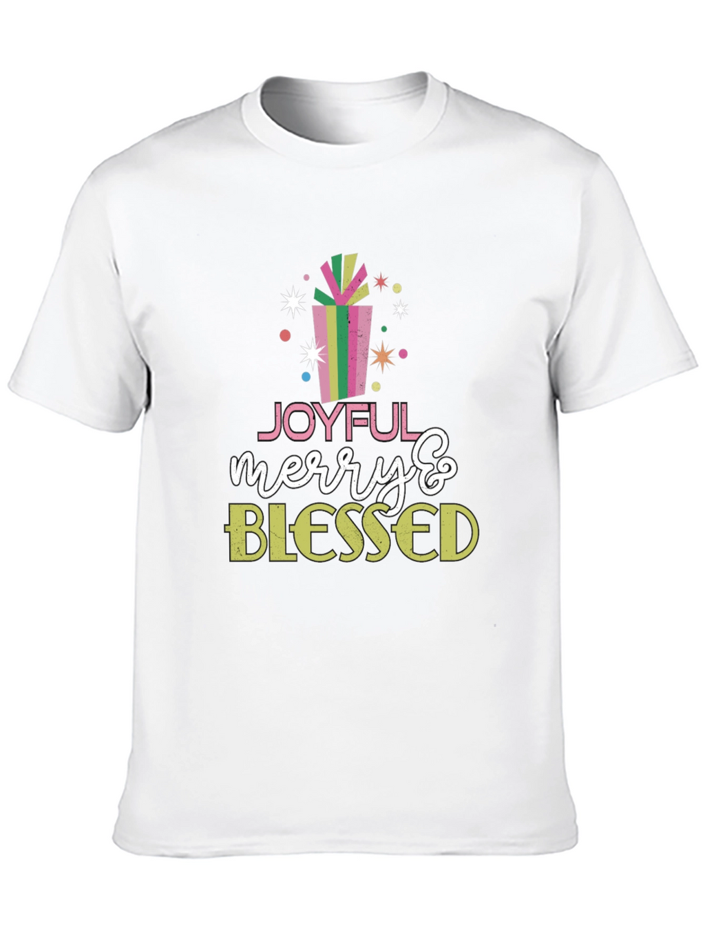 Joyful Merry & Blessed Holiday T-Shirt