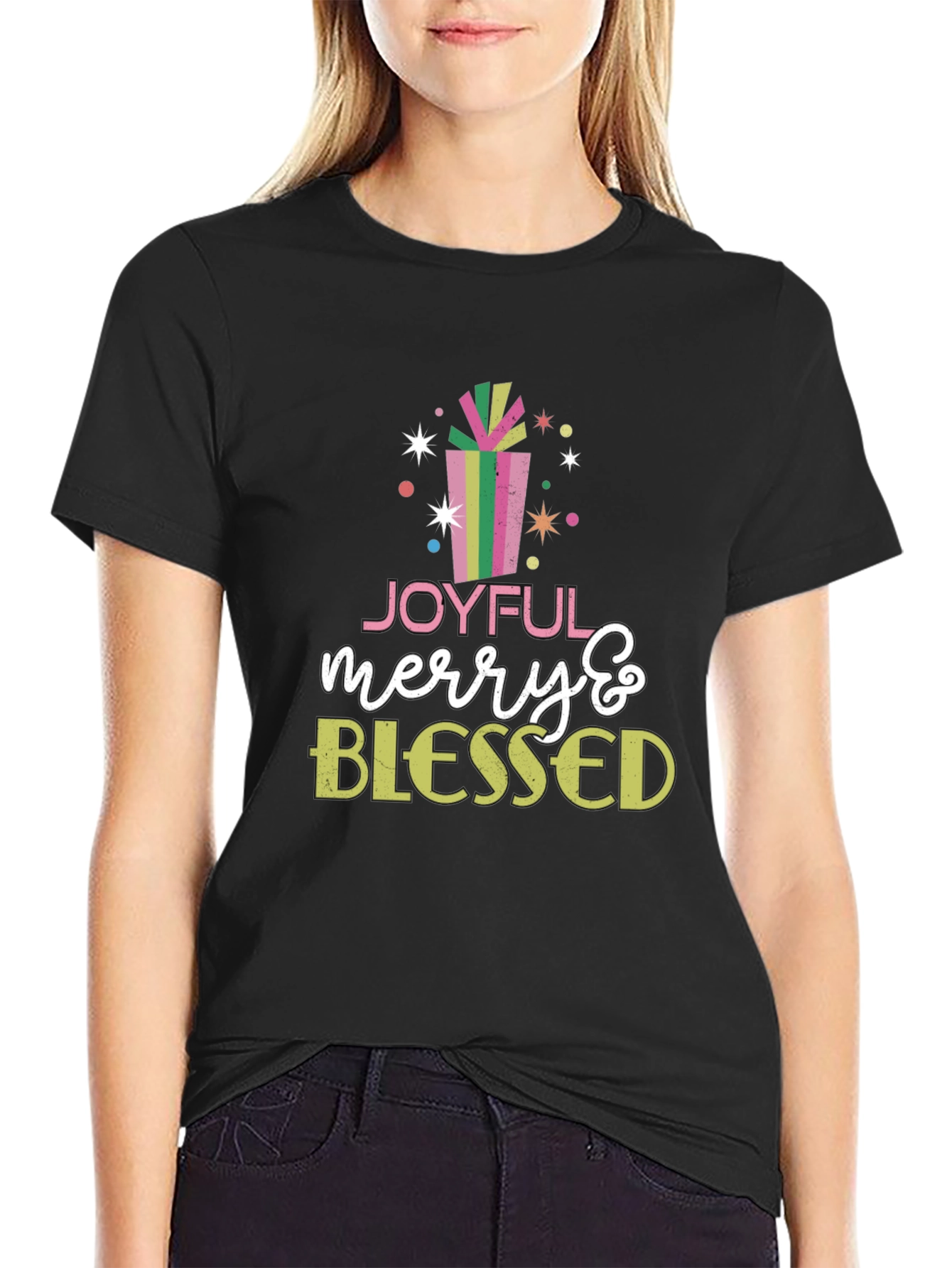 Joyful Merry & Blessed Holiday T-Shirt