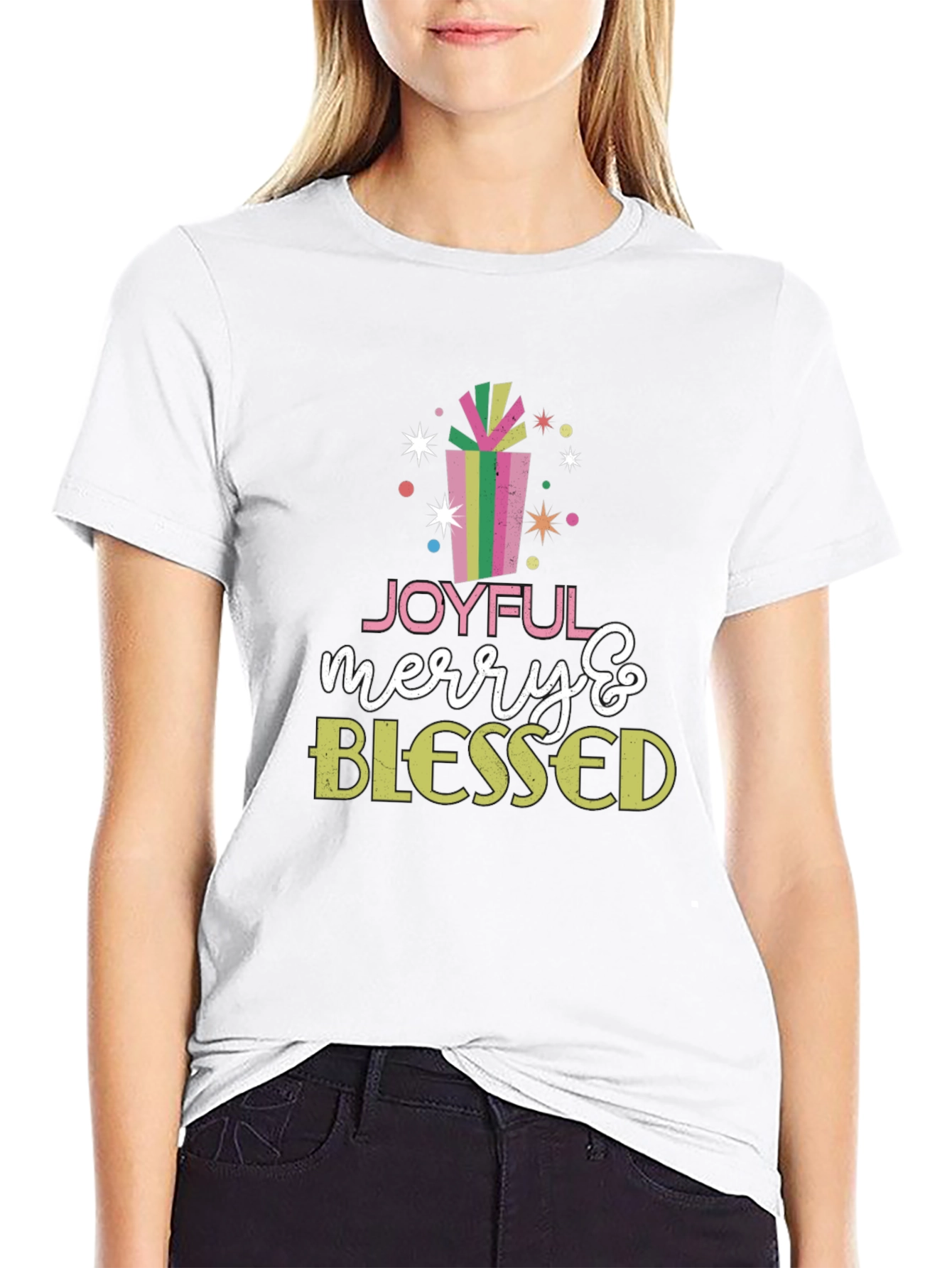Joyful Merry & Blessed Holiday T-Shirt